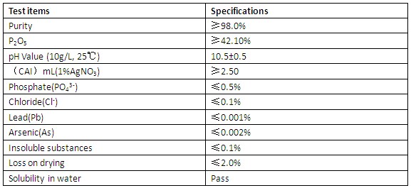 焦磷酸钾指标